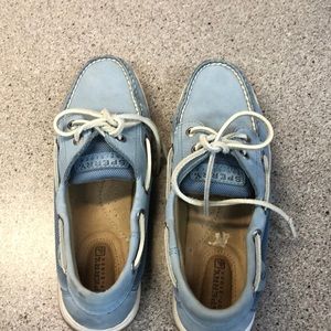 Baby Blue Top Slider Sperry Size 7